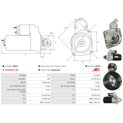 Startmotor Lancia DEDRA (835_)_1