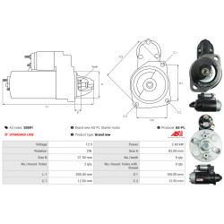 Startmotor MERCEDES-BENZ PONTON (W120)_1