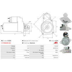 Startmotor Chevrolet AVEO / KALOS Saloon (T250, T255)_1