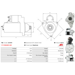 Startmotor Chevrolet Various Models_1