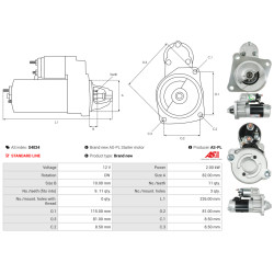 Startmotor Cadillac BLS_1