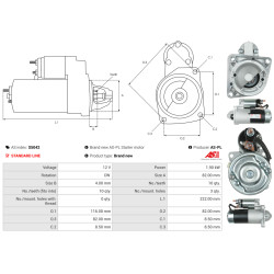 Startmotor Cadillac BLS_1