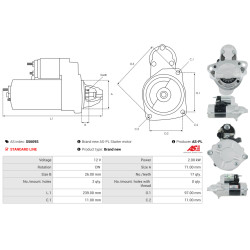 Startmotor Cadillac ATS_1