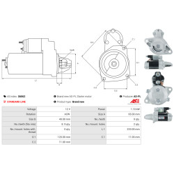 Startmotor SUBARU LEGACY IV Estate (BP)_1