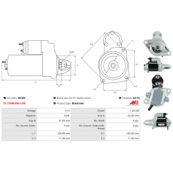 Startmotor SUBARU Impreza_1