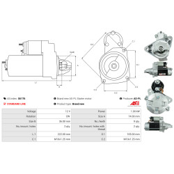 Startmotor SUBARU JUSTY IV_1