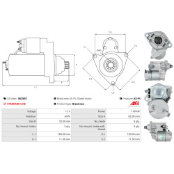 Startmotor SUBARU FORESTER (SF_)_1
