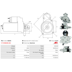 Startmotor SUBARU OUTBACK (BL, BP)_1