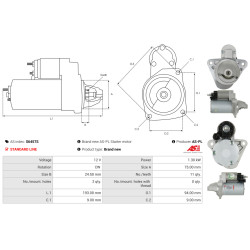 Startmotor Cadillac CTS_1