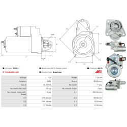 Startmotor KIA PREGIO Van (TB)_1