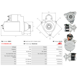 Startmotor Belarus 805_1