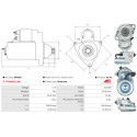 Startmotor Doosan D20SC-5_1