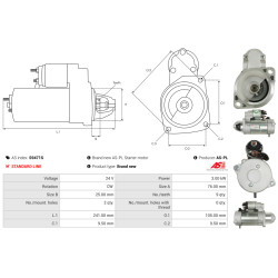 Startmotor Belarus 622_1