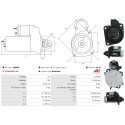 Startmotor Goldoni 1045 R_1
