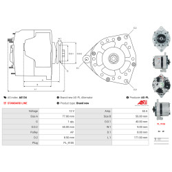 Generator Vauxhall Astra MK II_1