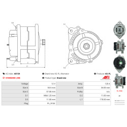 Generator Vauxhall Astra MK IV_1