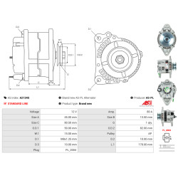 Generator Komatsu WB140-2_1