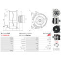 Generator Nissan NV400 Platform/Chassis (X62, X62B)_1